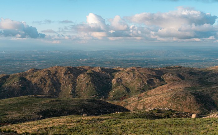 Paysage d'un des parcs naturels du Portugal
