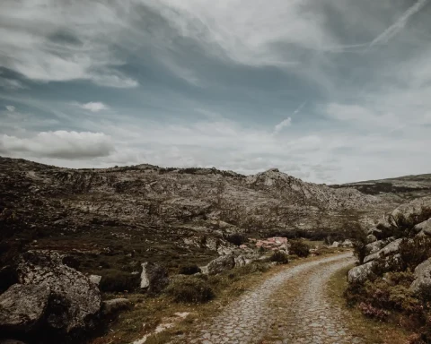 Paysage Chemin Parc Naturel Serra Alvão