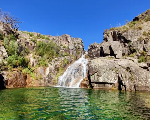 Waterfall peneda gerês natural park
