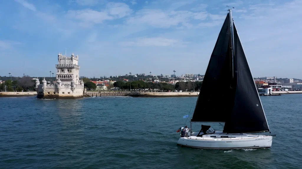 Private sailing boat near Belém Tower - Authentic Lisbon