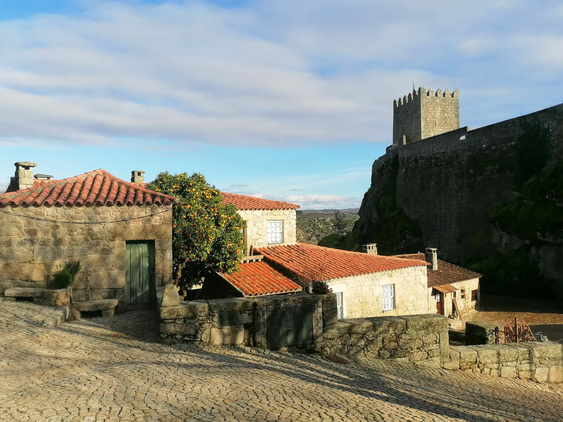 Casas na aldeia histórica de Sortelha - Visitar o centro de Portugal