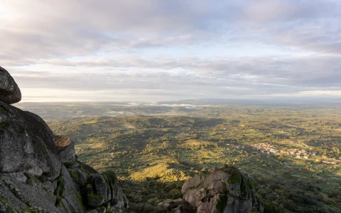 Landscape view that surrounds Monsanto