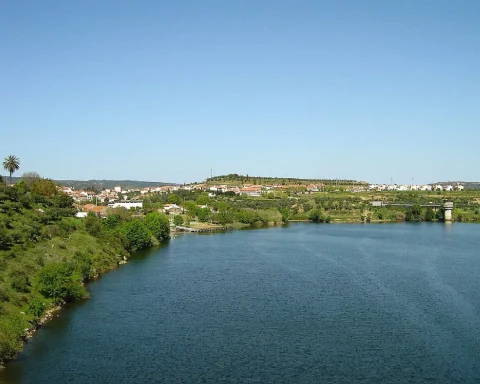 Vila velha de Ródão by the rive Guadiana