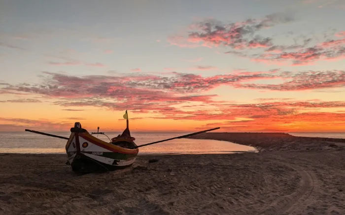 Central Coast of Portugal - Traditional fishing boat
