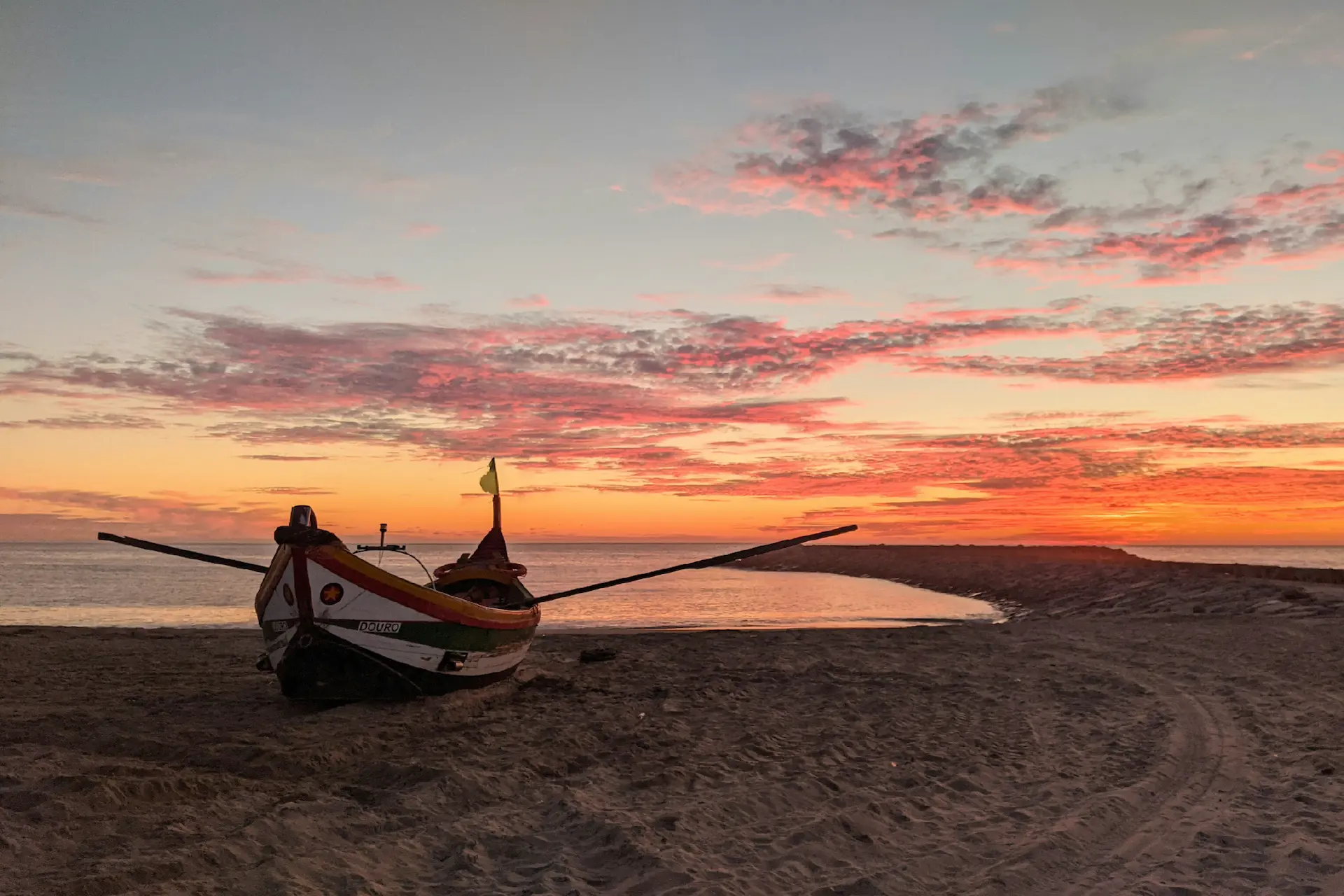 Central Coast of Portugal - Traditional fishing boat